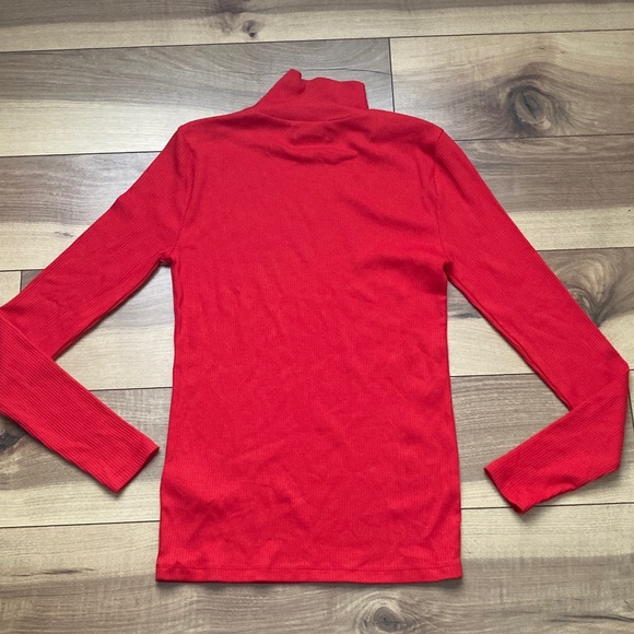 J Crew Vintage Ribbed Turleneck Gold Buttons - Picture 11 of 11